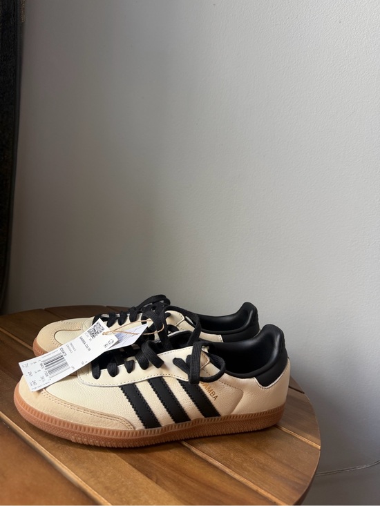 adidas Shoes - adidas Originals Samba OG Beige Cream Black Gum Sole Sneakers